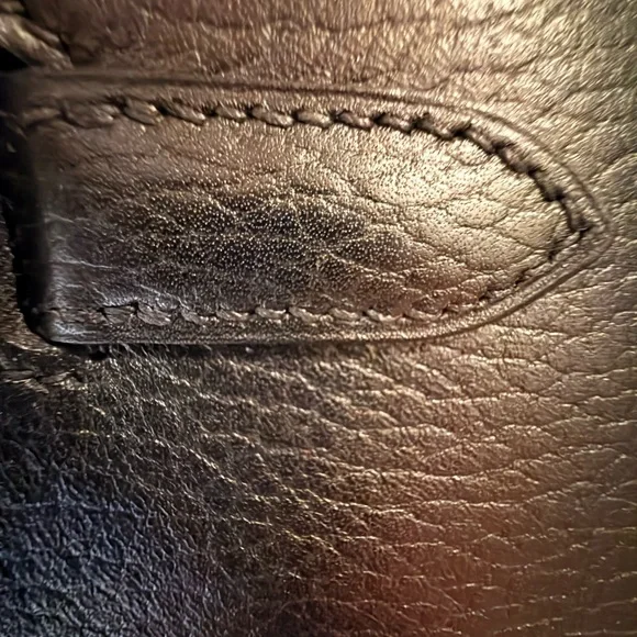 Rare Vintage 2003 Hermes Birkin 35 Ardennes leather Gold hardware & Entrupy COA - Picture 16 of 17